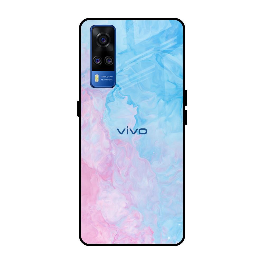 Mixed Watercolor Vivo Y51 2020 Glass Back Cover Online