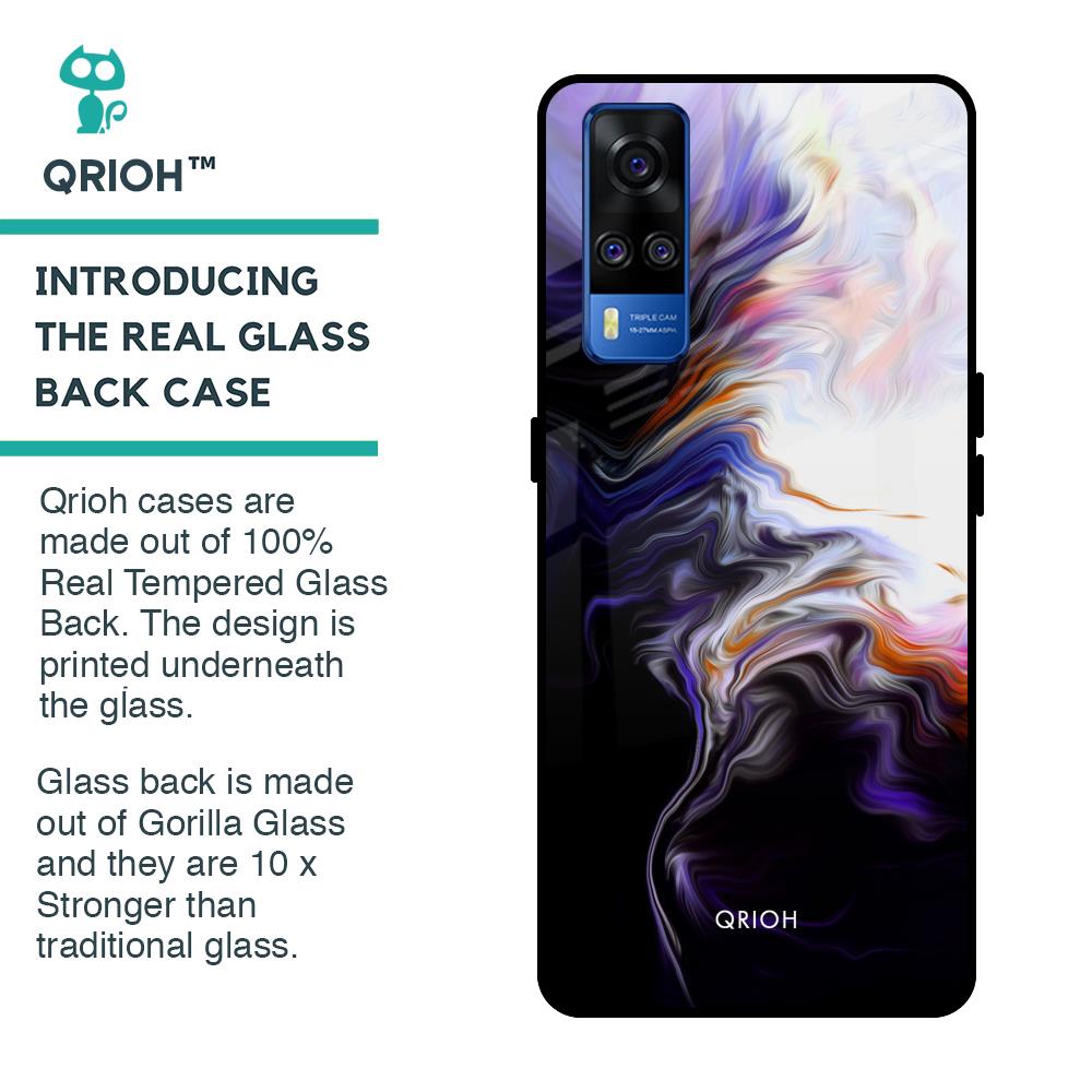 Enigma Smoke Glass Case for Vivo Y51 2020