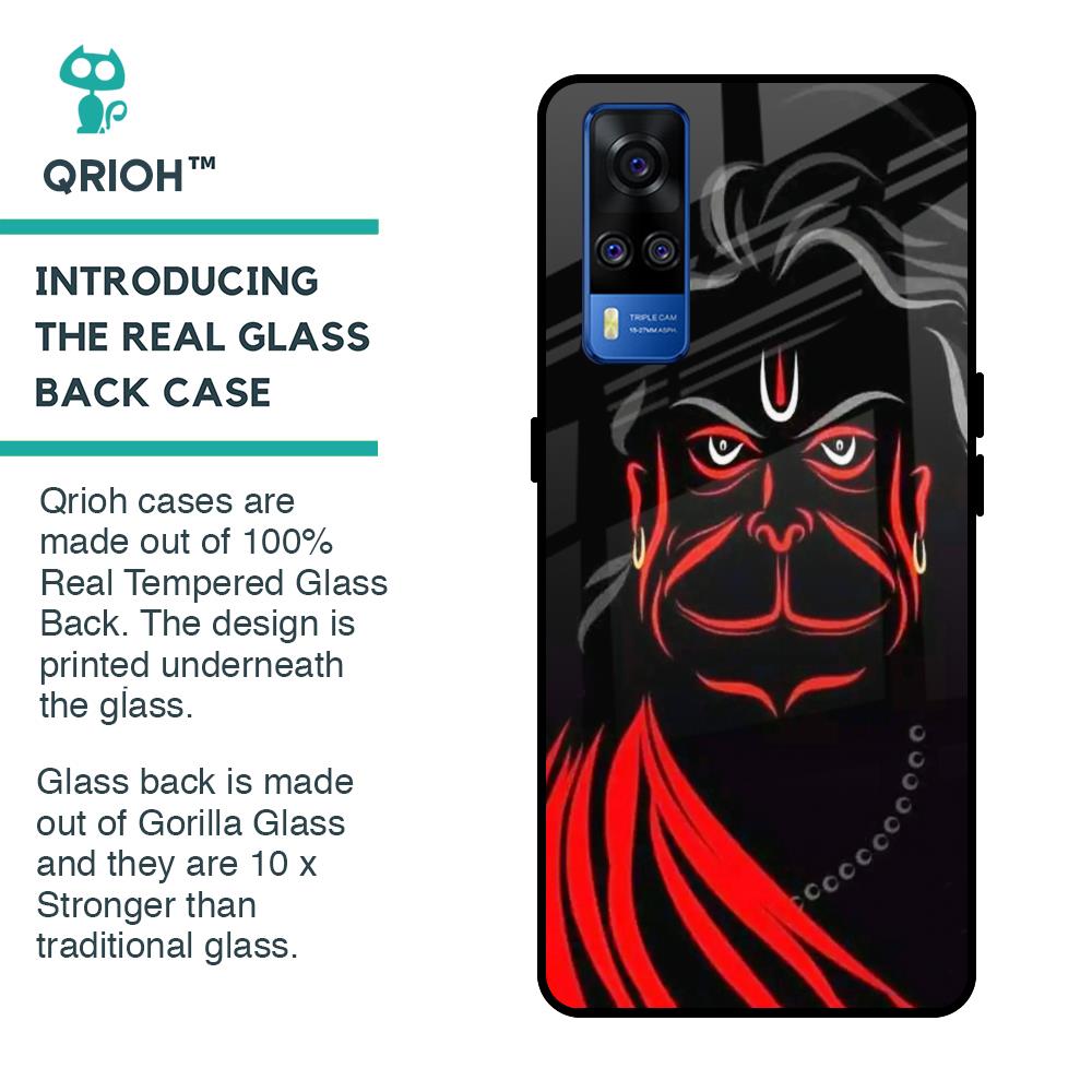 Lord Hanuman Glass Case For Vivo Y51 2020