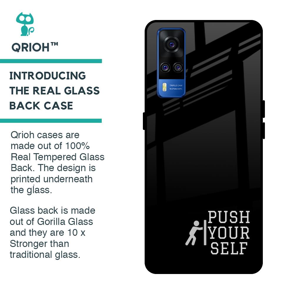 Push Your Self Glass Case for Vivo Y51 2020