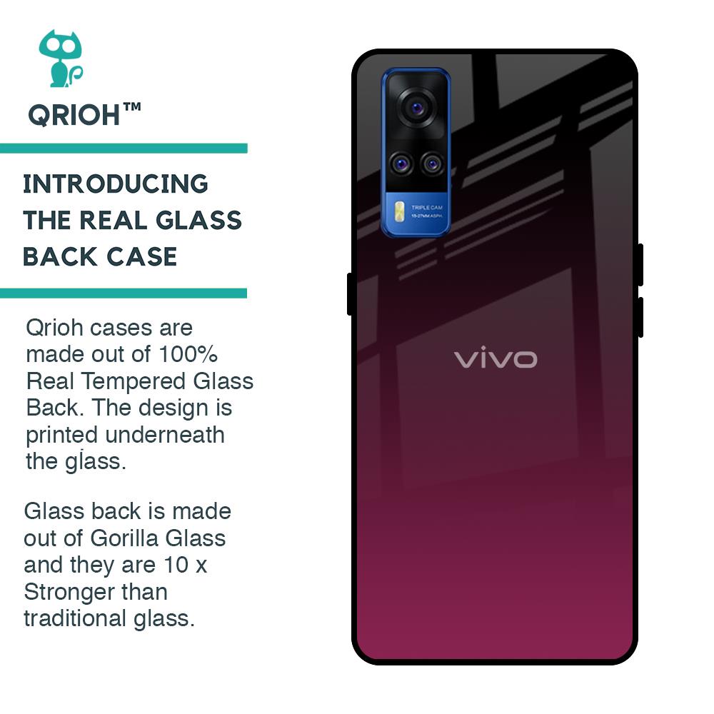 Wisconsin Wine Glass Case For Vivo Y51 2020