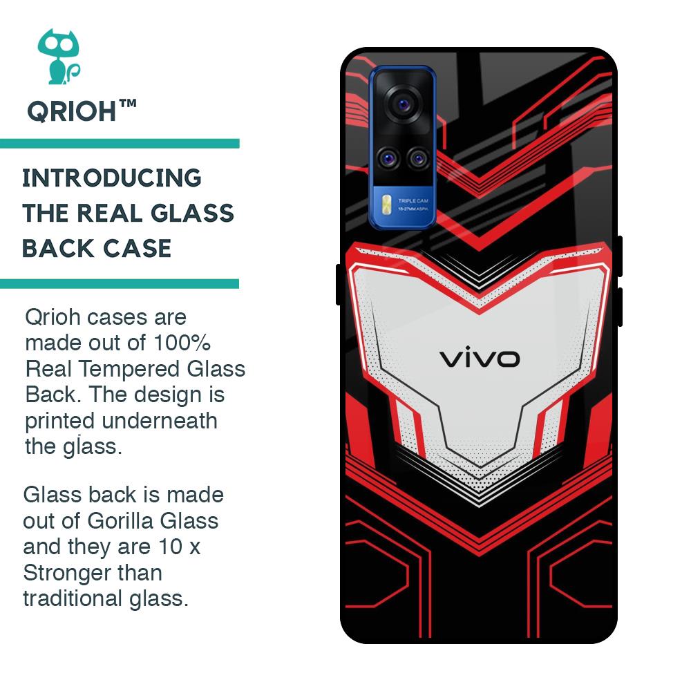 Quantum Suit Glass Case For Vivo Y51 2020