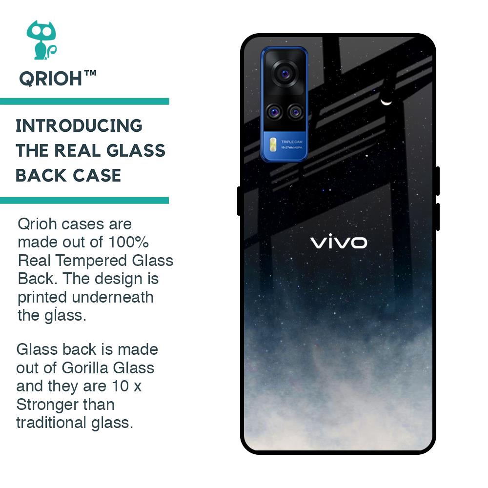 Aesthetic Sky Glass Case for Vivo Y51 2020