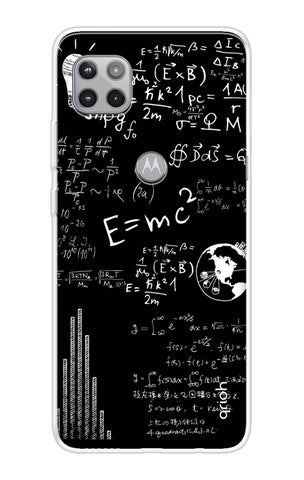 Equation Doodle Motorola Moto G 5G Back Cover