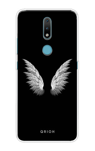 White Angel Wings Nokia 2.4 Back Cover