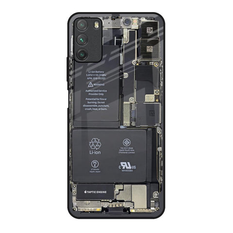 Skeleton Inside Poco M3 Glass Back Cover Online