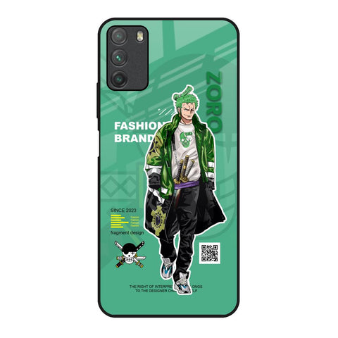 Zoro Bape Poco M3 Glass Back Cover Online