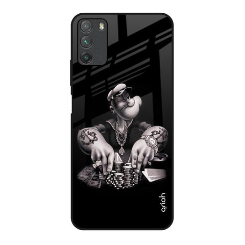 Gambling Problem Poco M3 Glass Back Cover Online