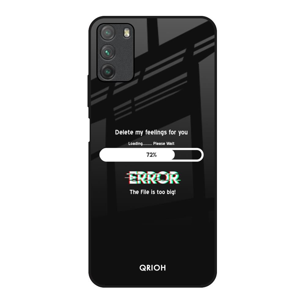 Error Poco M3 Glass Back Cover Online