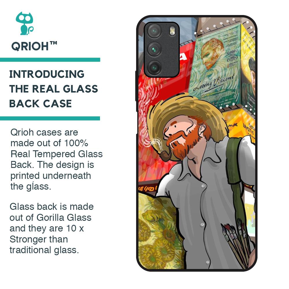 Loving Vincent Glass Case for Poco M3