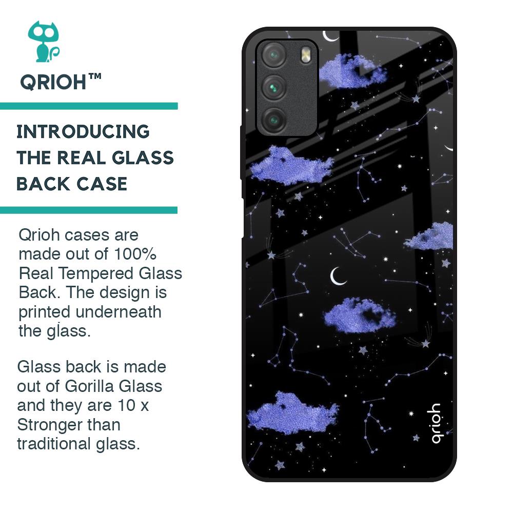 Constellations Glass Case for Poco M3