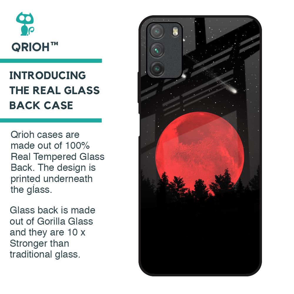 Moonlight Aesthetic Glass Case For Poco M3