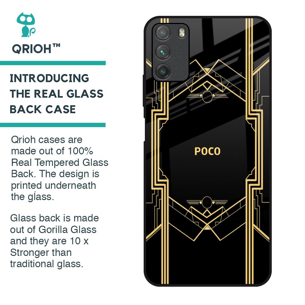Sacred Logo Glass Case for Poco M3