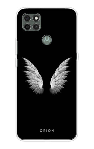 White Angel Wings Motorola G9 Power Back Cover