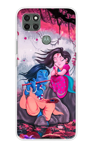 Radha Krishna Art Motorola G9 Power Back Cover