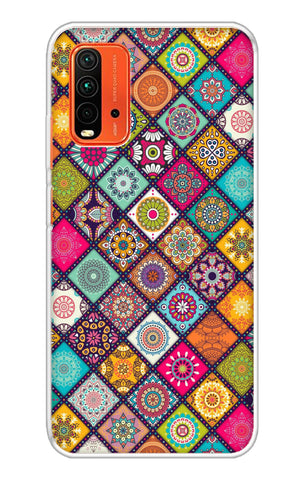 Multicolor Mandala Redmi 9 Power Back Cover