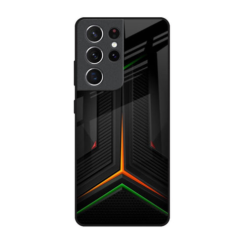 Modern Ultra Chevron Samsung Galaxy S21 Ultra Glass Back Cover Online