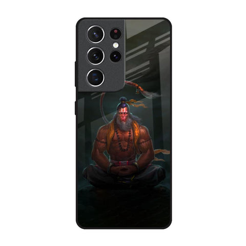 Lord Hanuman Animated Samsung Galaxy S21 Ultra Glass Back Cover Online