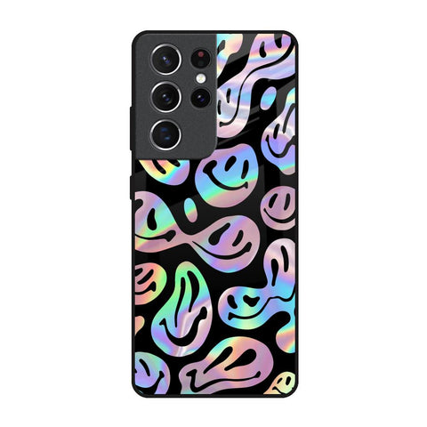 Acid Smile Samsung Galaxy S21 Ultra Glass Back Cover Online