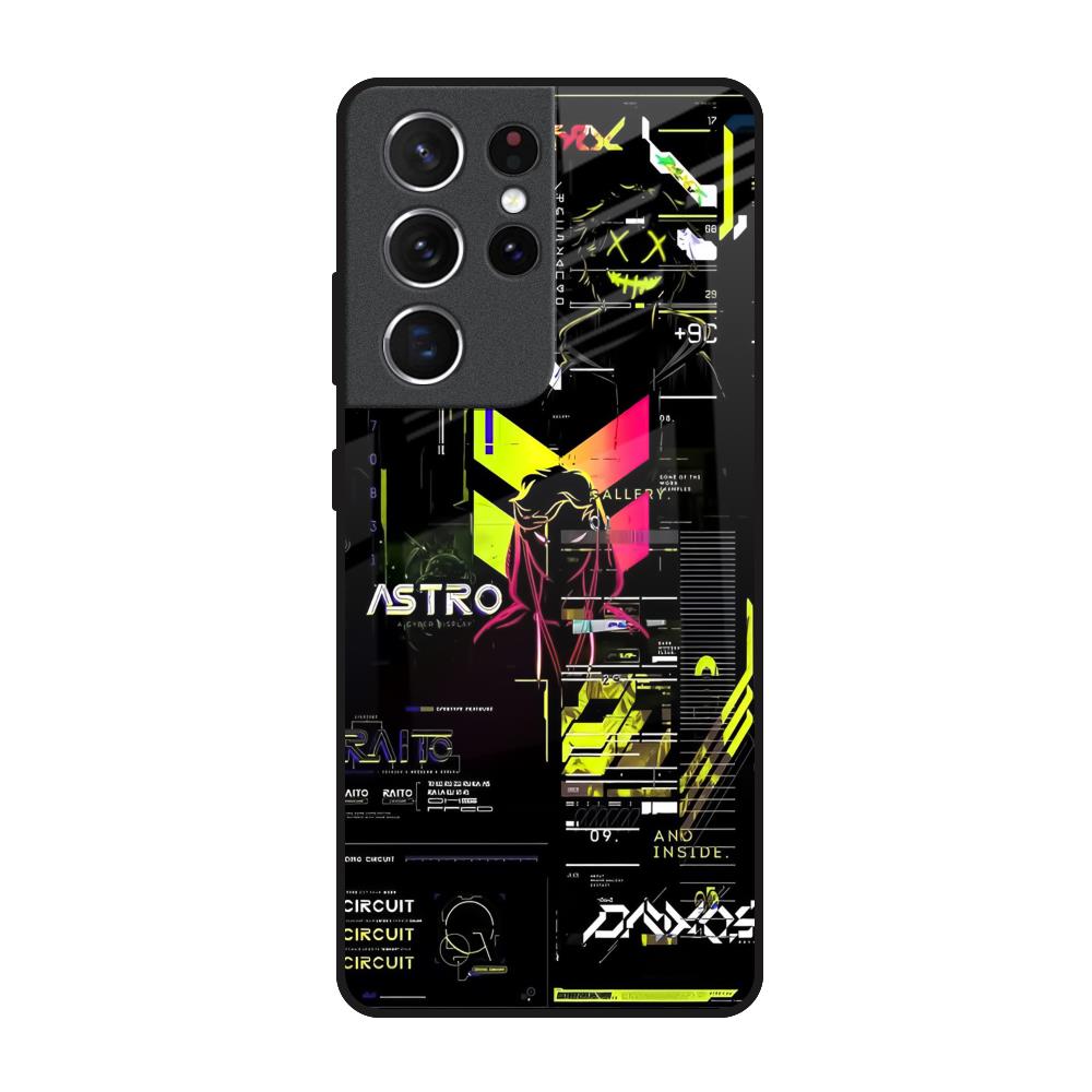 Astro Glitch Samsung Galaxy S21 Ultra Glass Back Cover Online
