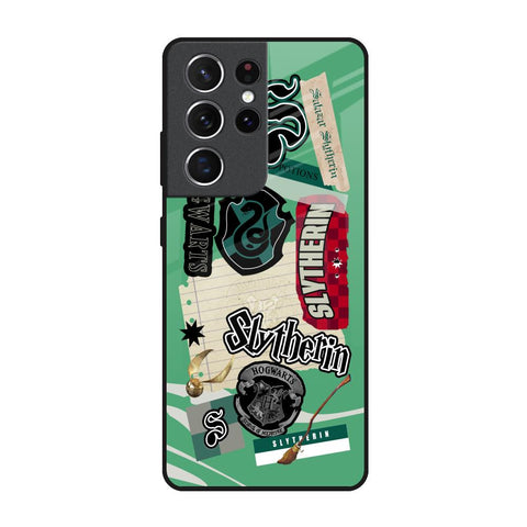 Slytherin Samsung Galaxy S21 Ultra Glass Back Cover Online