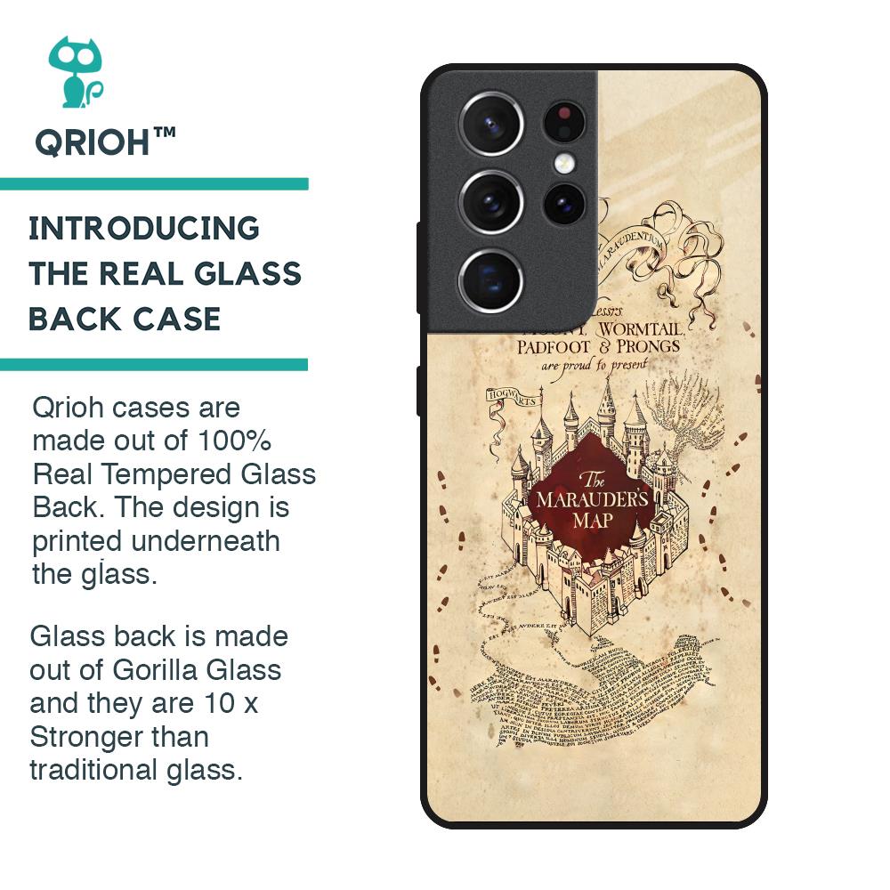 Magical Map Glass Case for Samsung Galaxy S21 Ultra