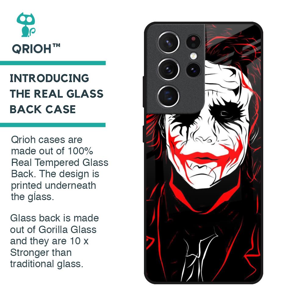 Life In Dark Glass Case For Samsung Galaxy S21 Ultra
