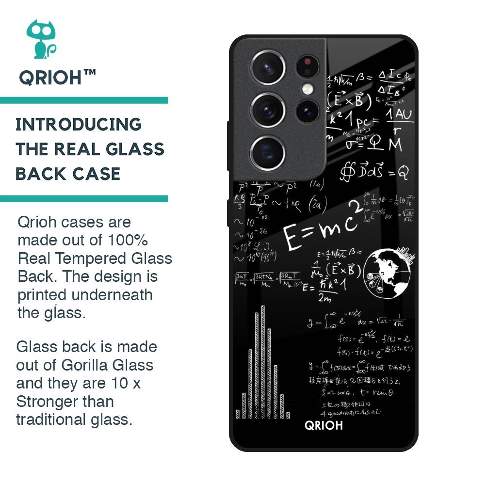Funny Math Glass Case for Samsung Galaxy S21 Ultra