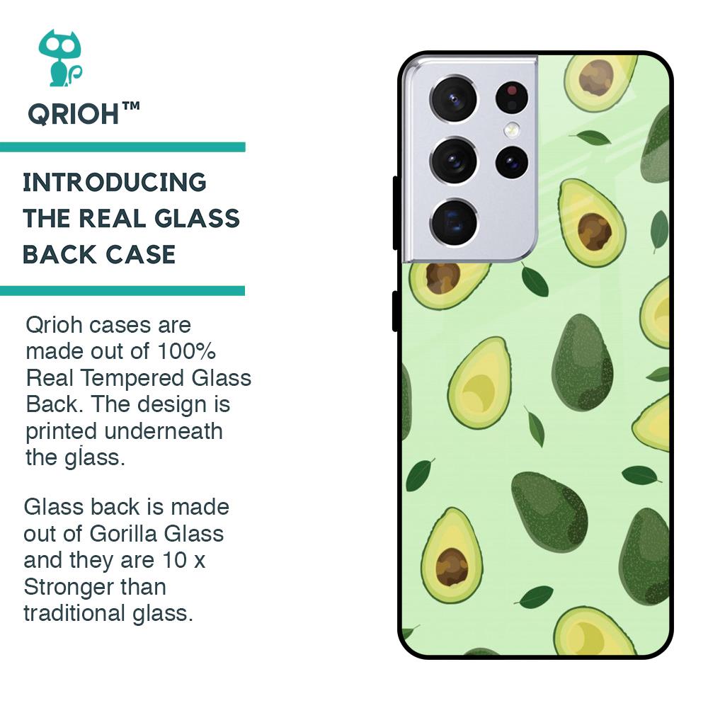 Pears Green Glass Case For Samsung Galaxy S21 Ultra