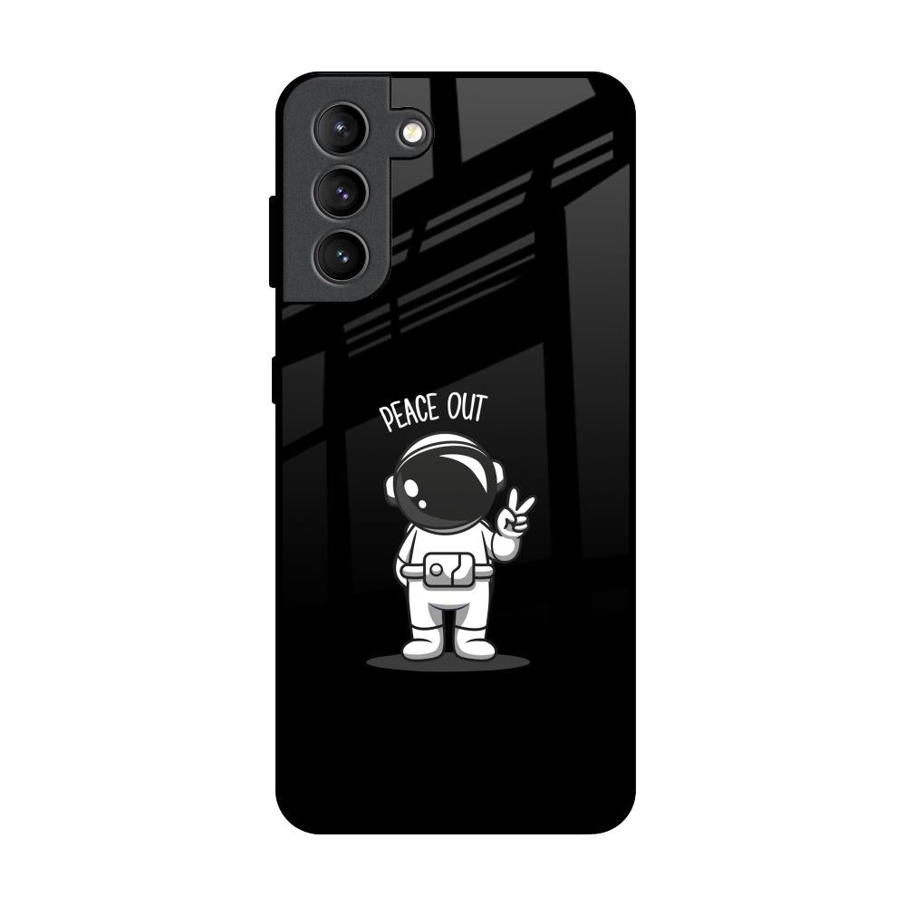 Peace Out Astro Samsung Galaxy S21 Plus Glass Back Cover Online