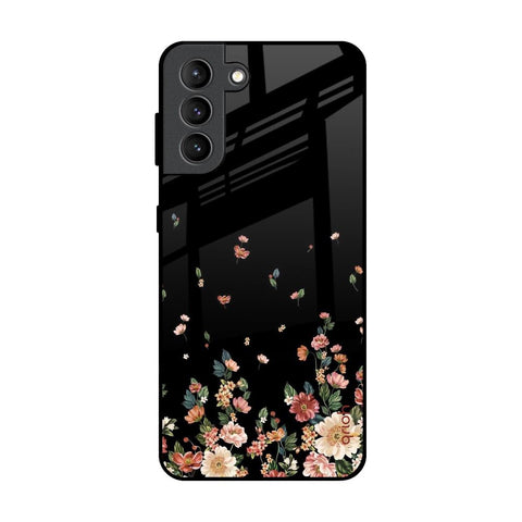 Floating Floral Print Samsung Galaxy S21 Plus Glass Back Cover Online