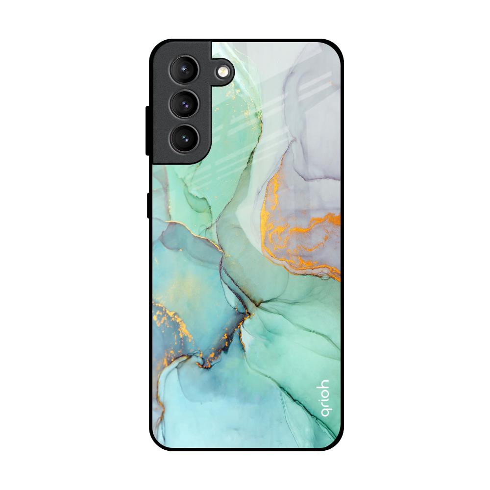 Green Marble Samsung Galaxy S21 Plus Glass Back Cover Online