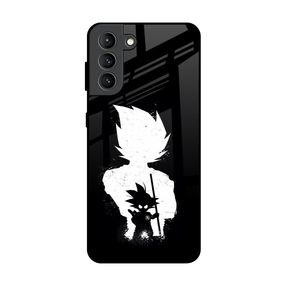 Monochrome Goku Samsung Galaxy S21 Plus Glass Back Cover Online