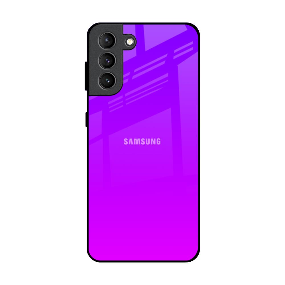 Purple Pink Samsung Galaxy S21 Plus Glass Back Cover Online