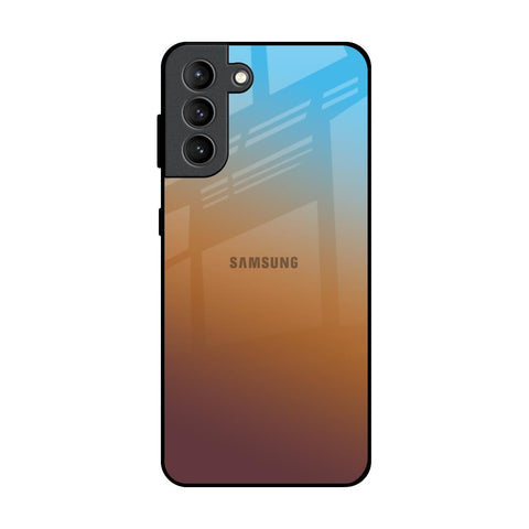 Rich Brown Samsung Galaxy S21 Plus Glass Back Cover Online