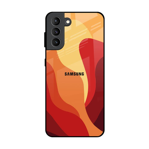 Magma Color Pattern Samsung Galaxy S21 Plus Glass Back Cover Online