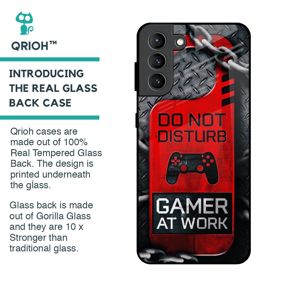 Do No Disturb Glass Case For Samsung Galaxy S21 Plus