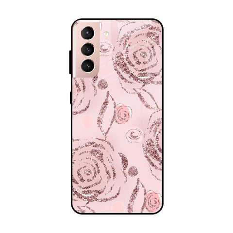 Shimmer Roses Samsung Galaxy S21 Plus Glass Cases & Covers Online