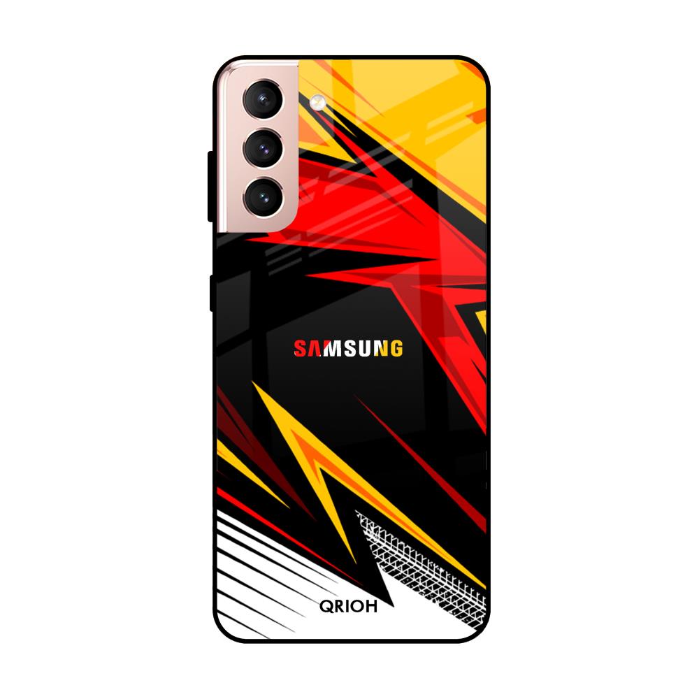 Race Jersey Pattern Samsung Galaxy S21 Plus Glass Cases & Covers Online