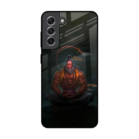Lord Hanuman Animated Samsung Galaxy S21 Glass Back Cover Online