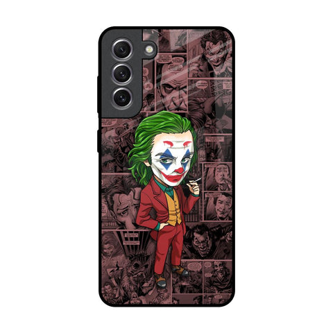 Joker Cartoon Samsung Galaxy S21 Glass Back Cover Online