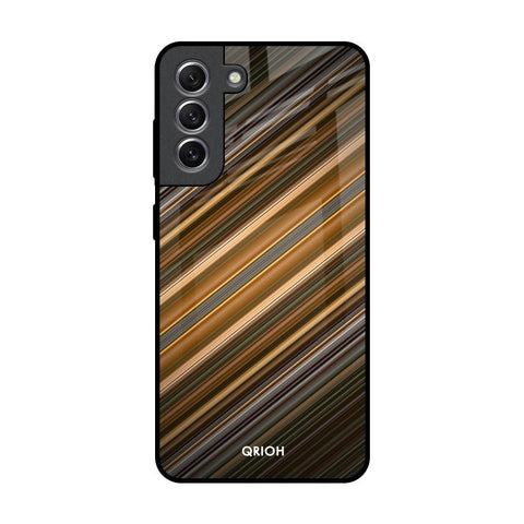 Diagonal Slash Pattern Samsung Galaxy S21 Glass Back Cover Online