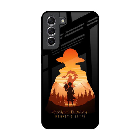 Luffy One Piece Samsung Galaxy S21 Glass Back Cover Online