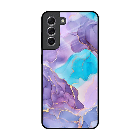 Alcohol ink Marble Samsung Galaxy S21 Glass Back Cover Online
