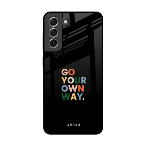 Go Your Own Way Samsung Galaxy S21 Glass Back Cover Online