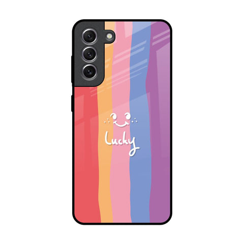 Lucky Abstract Samsung Galaxy S21 Glass Back Cover Online