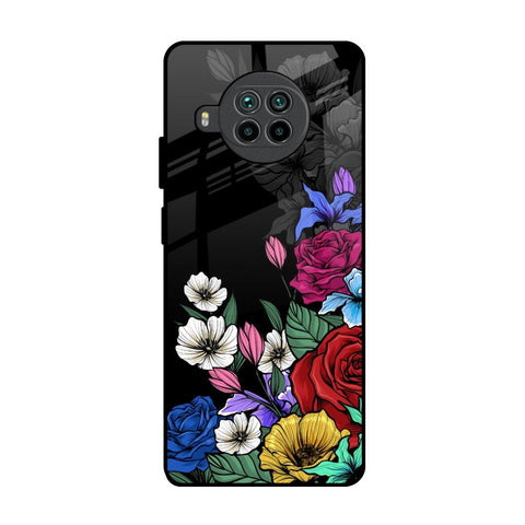 Rose Flower Bunch Art Mi 10i 5G Glass Back Cover Online