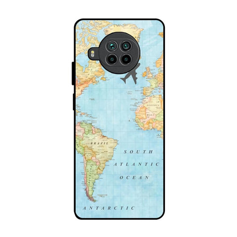 Travel Map Mi 10i 5G Glass Back Cover Online