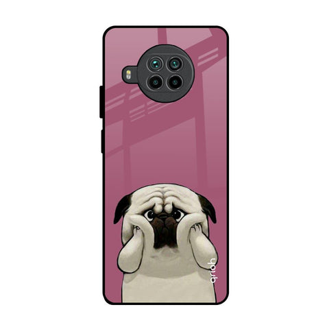Funny Pug Face Mi 10i 5G Glass Back Cover Online