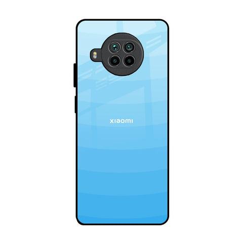 Wavy Blue Pattern Mi 10i 5G Glass Back Cover Online